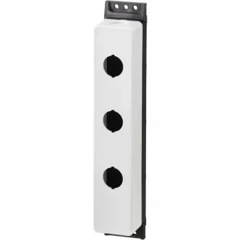 Eaton M22-FI3 paviršinio montavimo korpusas, 3 padėčių, pilkas plastikinis, IP66/IP67/IP69K