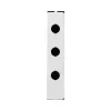 Eaton M22-FI3 paviršinio montavimo korpusas, 3 padėčių, pilkas plastikinis, IP66/IP67/IP69K