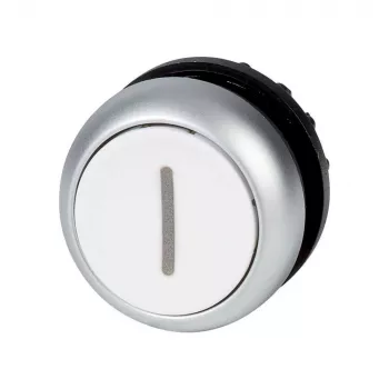 Eaton M22-DR-W-X1 plokščias baltas fiksacinis mygtuko aktorius, 22,5 mm, IP67/IP69K