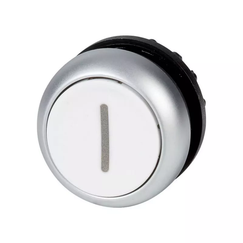 Eaton M22-DR-W-X1 plokščias baltas fiksacinis mygtuko aktorius, 22,5 mm, IP67/IP69K