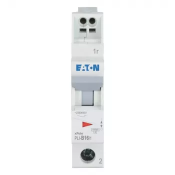 Eaton PLI-B16/1 automatinis grandinės pertraukiklis, B tipo, 16A, 1 polius, 4,5kA, DIN bėgiui, 101251