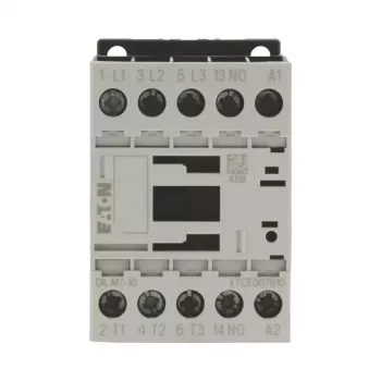 Eaton DILM7-10 3 polių kontaktoriuss, 230V 50Hz / 240V 60Hz ritė, 1NO pagalbinis, 3kW AC-3 400V 276550