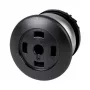 Eaton M22-DP-S-X Įgilintas mygtuko aktorius, momentinis, juodas, 22,5 mm, IP66/IP67/IP69K 216728
