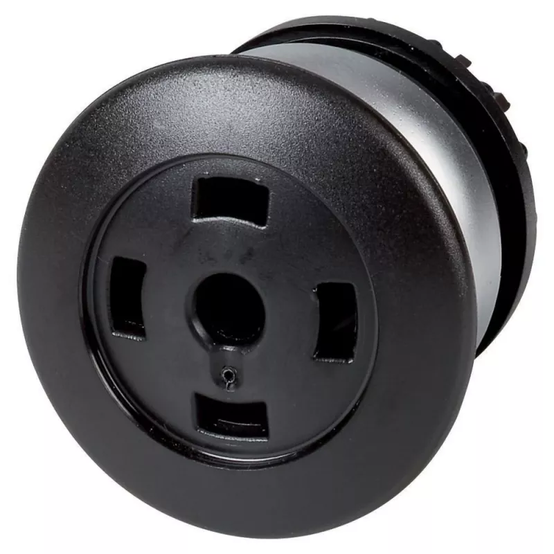 Eaton M22-DP-S-X Įgilintas mygtuko aktorius, momentinis, juodas, 22,5 mm, IP66/IP67/IP69K 216728