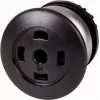 Eaton M22-DP-S-X Įgilintas mygtuko aktorius, momentinis, juodas, 22,5 mm, IP66/IP67/IP69K 216728