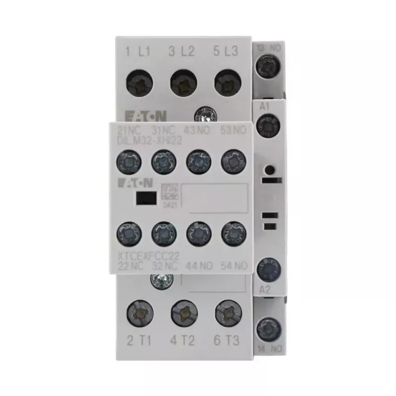 Eaton DILM25-32 3 polių galios kontaktoriuss, 230 V AC ritė, 11 kW, 25 A, 3NO + 2NO/2NC pagalbiniai kontaktai 277228