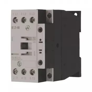 Eaton DILM32-01(RDC24) galios kontaktorius, 3 polių, 32 A, 24-27 V DC ritė, 1 NC pagalbinis kontaktas 277306