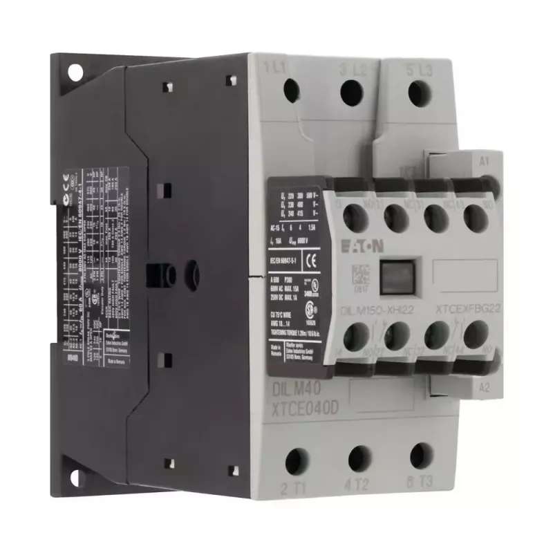 Eaton DILM40-22 3 polių variklio kontaktorius 40A 18,5kW 230V AC ritė 277798