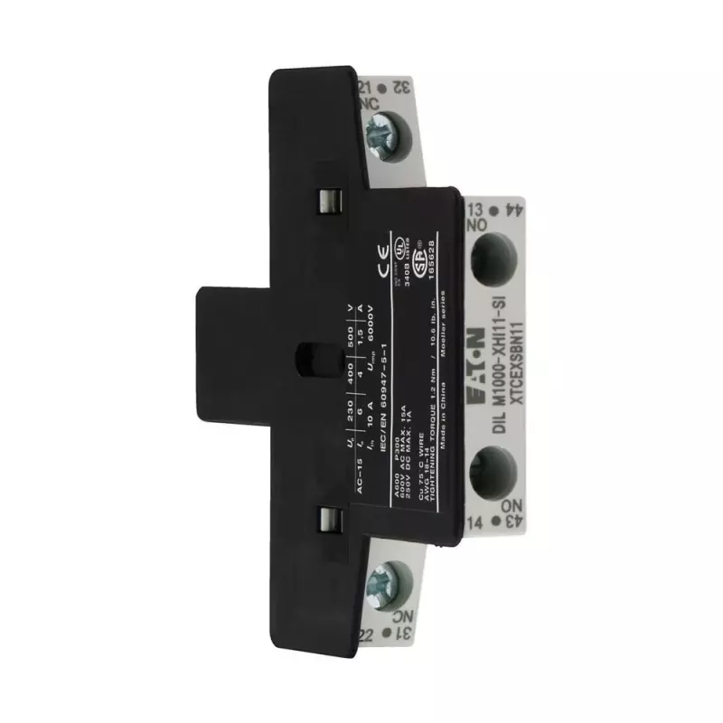 Eaton DILM1000-XHI11-SI pagalbinis kontaktų blokas, 1NO+1NC, šoninis montavimas, varžtiniai gnybtai 278425