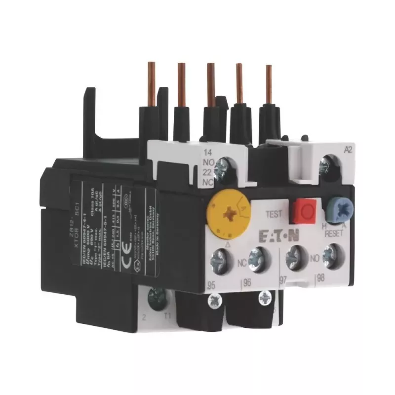 EATON ZB12-10 variklio apsaugos relė, 6,3-10 A, Class 10, DILM7-15 kontaktoriams 278440