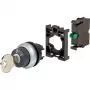 Eaton M22-WS-K10-BVP raktu valdomas perjungiklio aktuatas, 2 padėtys, fiksuojamas, juodas plastikinis priekinis žiedas, raktas K10, 22,5 mm 110921