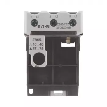 Eaton ZB65-XEZ variklio apsaugos relės lizdas, DIN bėgio / varžtinis montavimas, 3 polių, 690V AC 278474