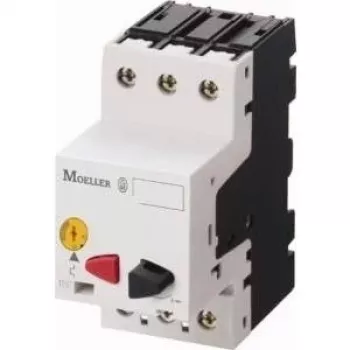 EATON PKZM01-6.3 variklio apsaugos automatinis jungiklis, 6.3 A, 3 polių, mygtukinis, 2.2 kW prie 400 V 278483