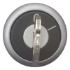 Eaton M22-WRS-MS2 raktinis pasukimo jungiklis, 2 padėtys, fiksuojamas, titano spalvos priekinis žiedas, MS2 raktas, 22,5 mm montavimas 111778