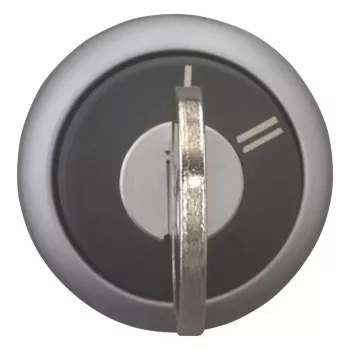 Eaton M22-WRS-X95 raktu valdomas perjungiklio aktorius, 3 padėčių, fiksuojamas, juodas plastikinis priekinis žiedas, X95 raktas 228026