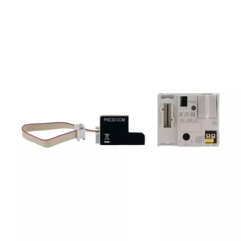 Eaton SmartWire-DT prijungimo modulis PKE12/32 variklio starteriui, rankinis/automatinis režimas, 24V DC, IP20, juodas 126895