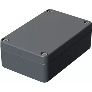 Bopla universali dėžutė 98 x 64 x 34 mm aliuminis sidabrinė pilka RAL 7001 A 102 (01102000.MT2)