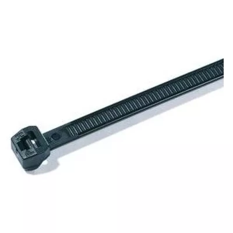 HellermannTyton OS serijos išoriniu dantuku juostelė 200 x 3,4 mm juoda 100 vnt. T30LOS-HS-BK-C1 118-04900