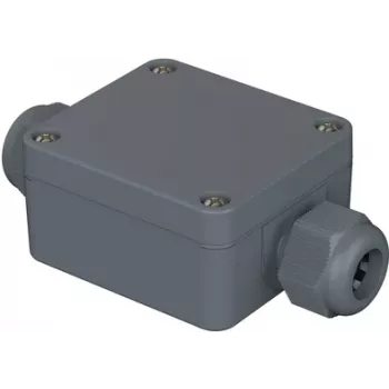 Bopla PK 101-211 universali dėžutė, 58 x 64 x 34 mm, poliamidas, sidabrinė pilka RAL 7001 38101200.MT2