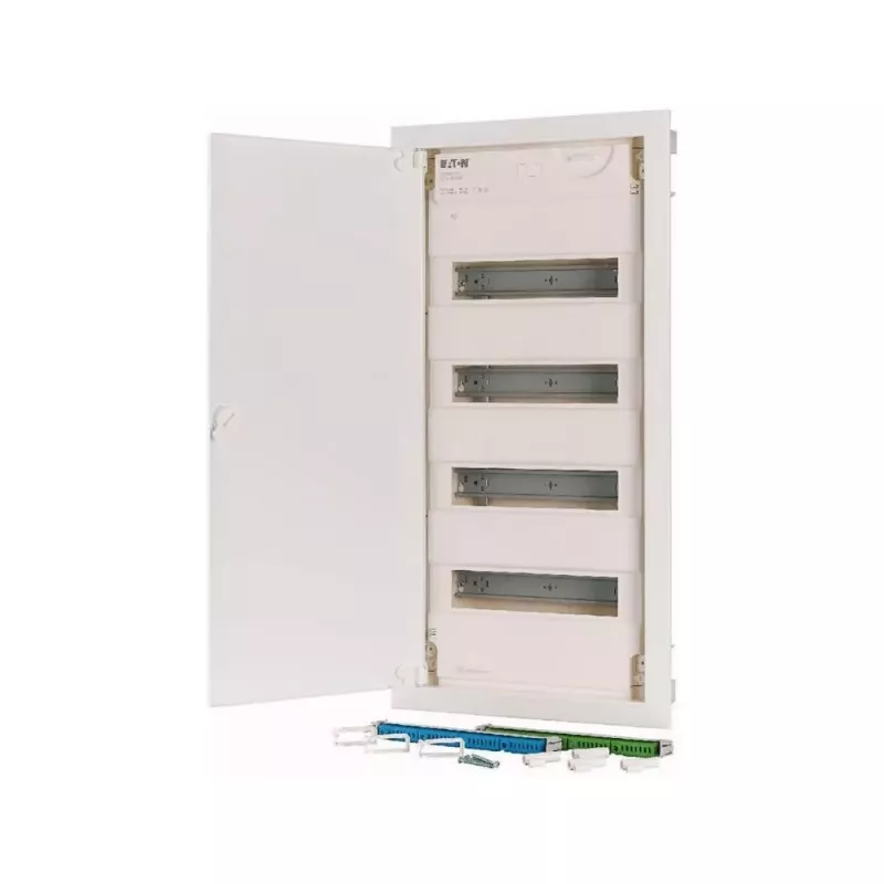Eaton KLV-48HWP-F įleidžiamas skirstomasis skydas, 4 eilės, 48 moduliai, baltos plieno durelės 178812