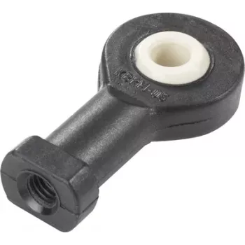 REELY KBRM05 M4 plastikinis šarnyrinis guolis su vidiniu sriegiu, igubal®, M4, 5 mm vidinė skylė, nereikalaujantis priežiūros