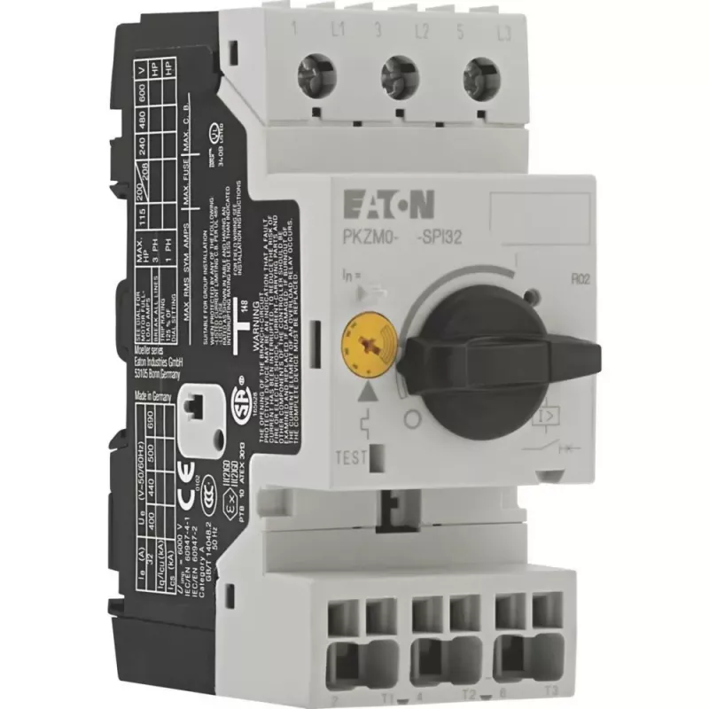 EATON PKZM0-20-SPI32 variklio apsaugos automatinis jungiklis, 20 A, 9 kW, 3 polių, 199201