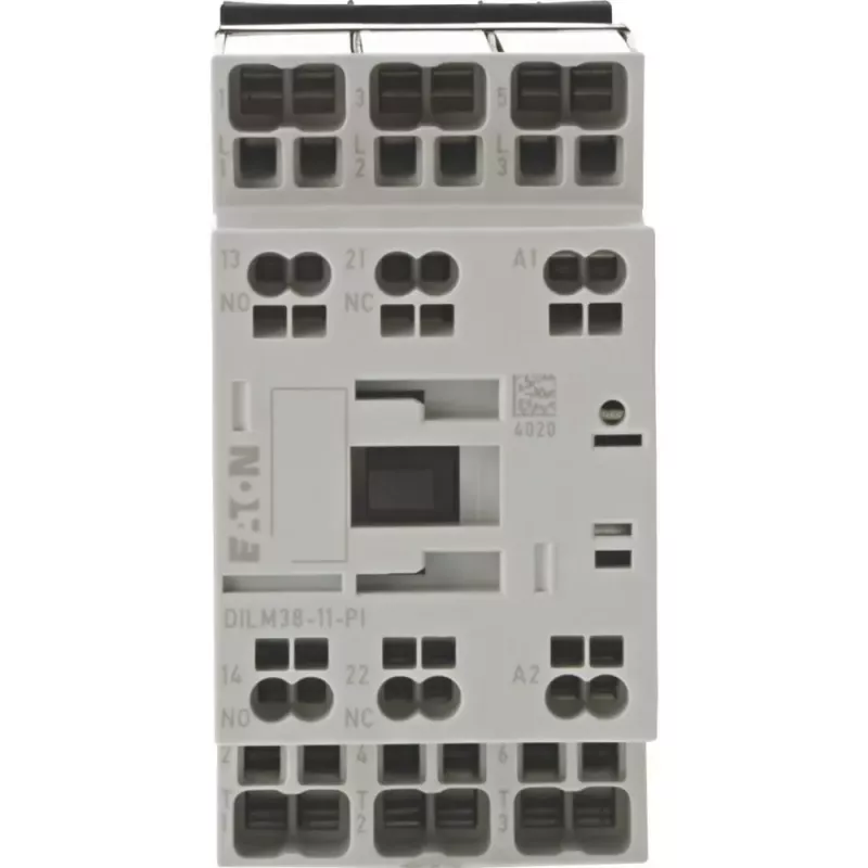 Eaton DILM38-11(RDC24) 3 polių kontaktorius, 38 A AC-3, 24 V DC ritė, 1NO+1NC 199298