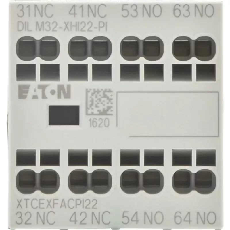 Eaton DILM32-XHI22 pagalbinis kontaktų blokas, 2NO+2NC, priekinis montavimas, varžtiniai gnybtai 199311