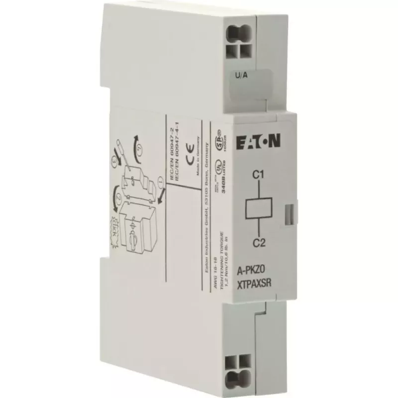 Eaton A-PKZ0 230V 50Hz šunto atleidimo modulis, skirtas PKZ0/PKE variklių apsauginiams automatiniams jungtuvams 199339