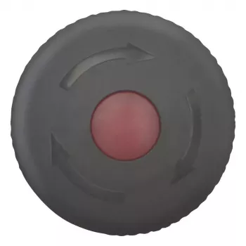 EATON M22S-PVLT apšviestas avarinio sustabdymo mygtuko aktuaratorius, atleidžiamas pasukus, juoda grybo formos galvutė, 38 mm, IP66/IP67/IP69K 271540