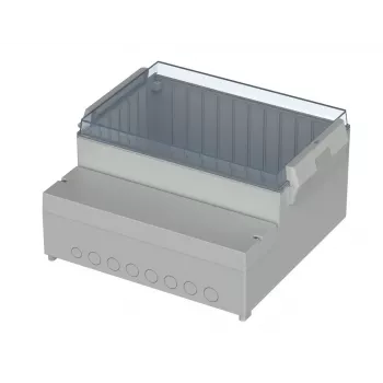 Bopla RCP 3500 valdymo dėžė 296 x 281 x 158 mm ABS / polikarbonatas, šviesiai pilka, 41350109