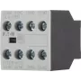 Eaton DILA-XHI31 pagalbinis kontaktų blokas, 3 NO + 1 NC, varžtiniai gnybtai, priekinis montavimas, juodas/baltas 276427