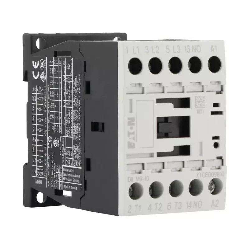 Eaton DILM9-10(24V50HZ) kontaktinė relė, 3 polių, 24 V AC ritė, 9 A, IP20 276677