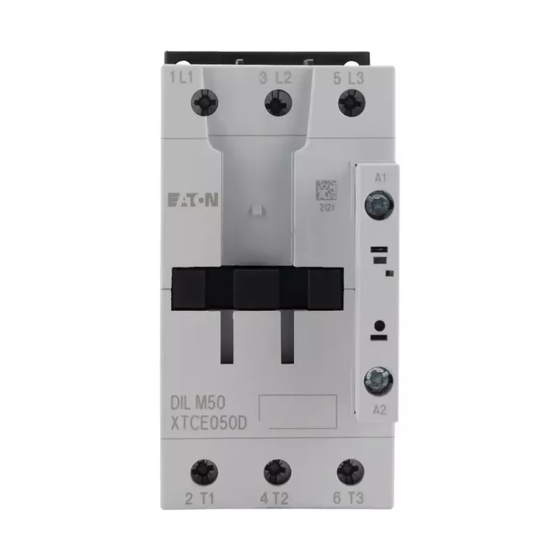 Eaton DILM50(RDC24) 3 polių kontaktorių, 24 V DC ritė, 50 A AC-3, 22 kW, 1NO+1NC 277844