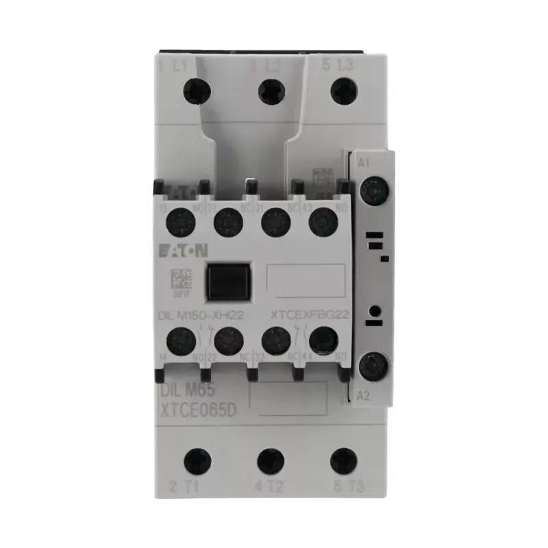 Eaton DILM65-22 galios kontaktorius 30kW 400V AC 230V 50Hz 3 polių 2NO 2NC 277926