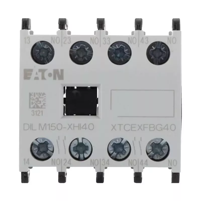 Eaton DILM150-XHI40 pagalbinis kontaktas 4NO, priekinio tvirtinimo, DILM kontaktoriams 277948