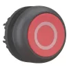 Eaton M22S-D-R-X0 mygtuko aktuiatorius, plokščias, raudonas mygtukas, juodas plastikinis apvadas, 22,5 mm montavimas, IP66/IP67/IP69 216606
