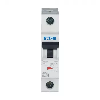 Eaton FAZ-S4/1 miniatiūrinis automatinis jungiklis, 1 polius, 4A, S charakteristika, 10kA, 278609