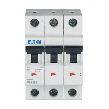 Eaton FAZ-K16/3 16 A 3 polių K charakteristikos automatinis jungiklis 278911