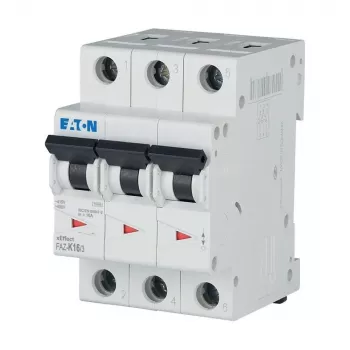 Eaton FAZ-K16/3 16 A 3 polių K charakteristikos automatinis jungiklis 278911