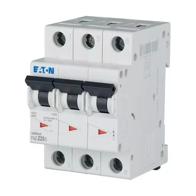 Eaton FAZ-Z25/3 automatinis grandinės pertraukiklis 25A 3 polių Z charakteristikos 278929