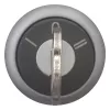 Eaton M22-WRS3 raktu valdomas selektoriaus jungiklio aktorius, 3 padėčių fiksuotas, plastikinis juodas priekinis žiedas, 22,5 mm 216900