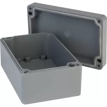 Bopla universali dėžutė 125 x 80 x 57 mm poliamidas sidabrinė pilka RAL 7001 PK 110 38110000
