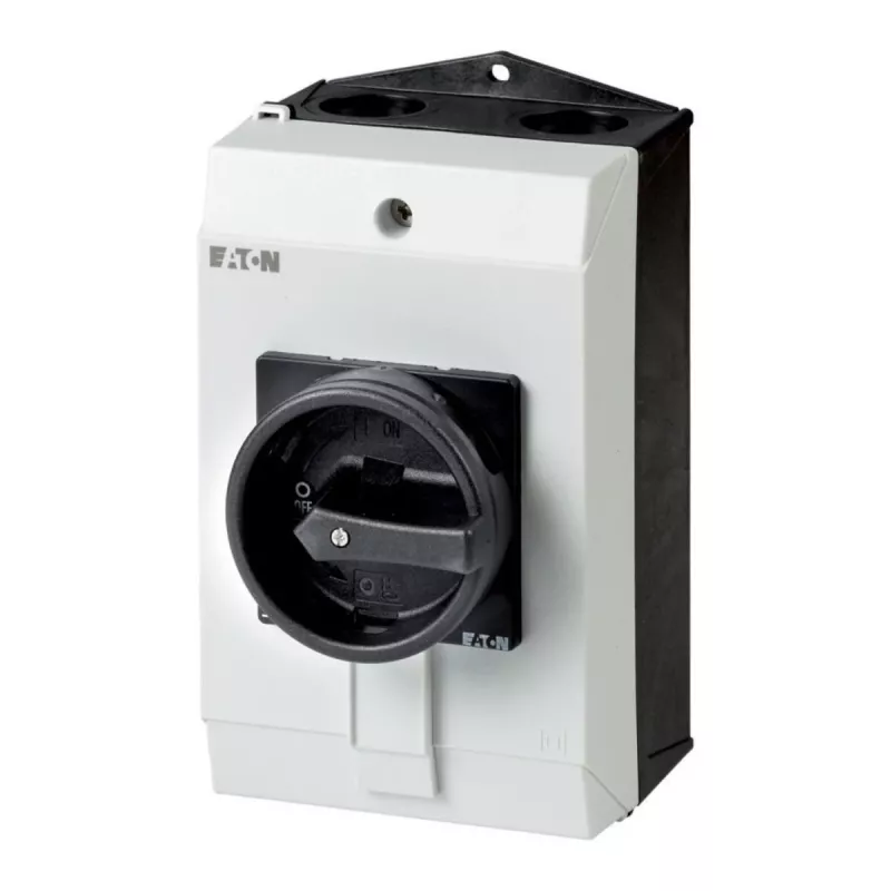 Eaton P1-25/I2H/SVB-SW/HI11 3 polių pagrindinis jungiklis 25A IP65 paviršinio montavimo juodas/pilkas 227862