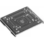 Raspberry Pi DIN bėgio akrilinis tvirtinimo laikiklis, skirtas Raspberry Pi A, B, B+, Arduino, Banana Pi, Cubieboard, pcDuino RB-DIN RAIL