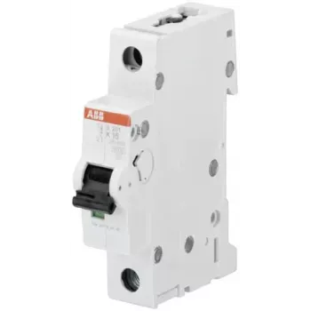 ABB S201-K8 miniatiūrinis automatinis jungiklis, 1 polius, K charakteristika, 8 A, 6 kA, 230/400 V AC 2CDS251001R0407