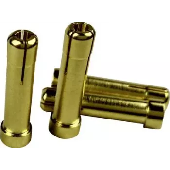 Reely adapterio kištukas 4mm auksinis kontaktinis kištukas į 5mm auksinį kontaktinį lizdą 1605782