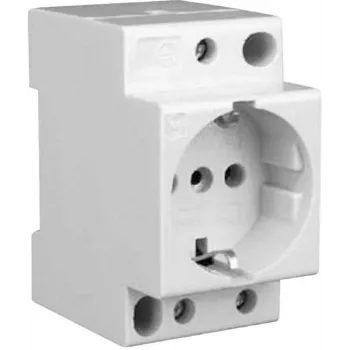 Eaton xPole DIN bėgio Schuko rozetė 16 A 250 V AC be dangtelio, 2,5 TE, šviesiai pilka 266875