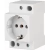 Eaton xPole DIN bėgio Schuko rozetė 16 A 250 V AC be dangtelio, 2,5 TE, šviesiai pilka 266875