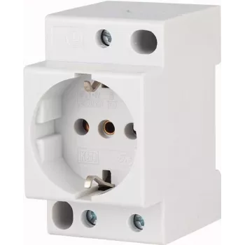 Eaton xPole DIN bėgio Schuko rozetė 16 A 250 V AC be dangtelio, 2,5 TE, šviesiai pilka 266875